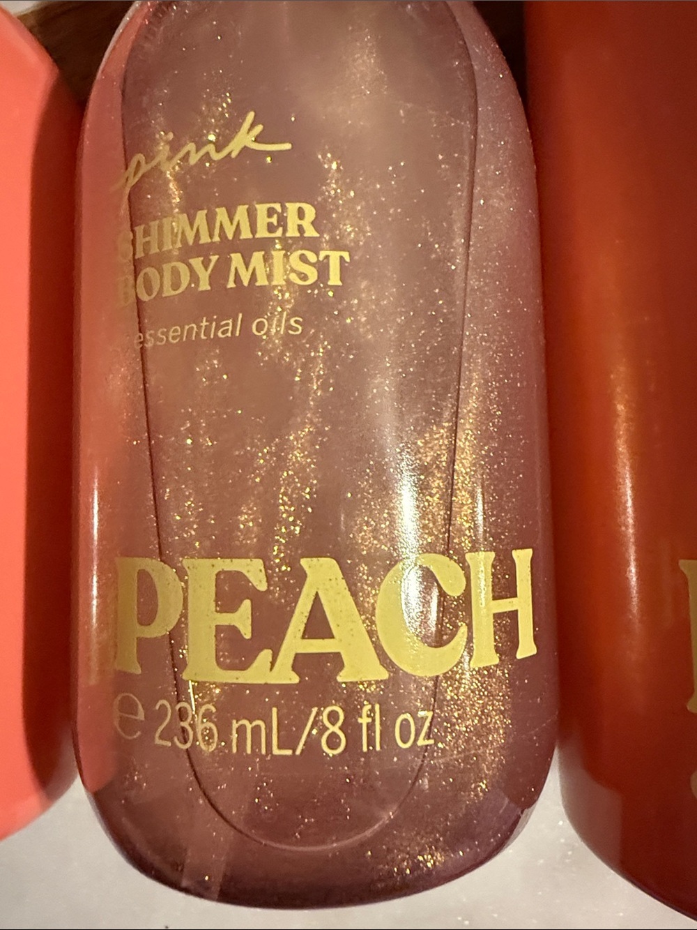 PINK Victoria's Secret Peach Glow-Boosting Body Lotion & Body Cream Set - Peach - Picture 3 of 5